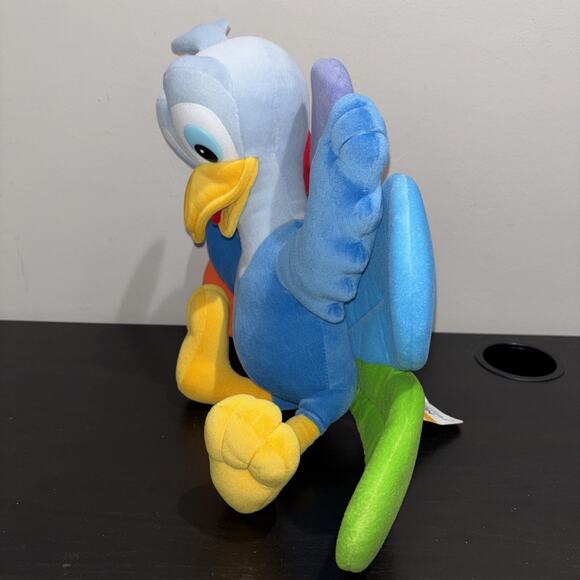 RARE 18" NBC Experience Peacock Rainbow Big Plush Tall Stuffed Rockefeller Plaza - Picture 4 of 11